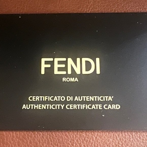 Fendi FF0256 Acetate Eyeglasses Burgundy Ivory 52-18-140 New Authentic main image 8
